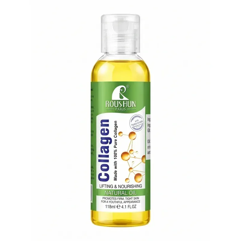 Huile Naturelle au Collagène Roushun (118ml) – Effet Liftant & Nutrition Intense