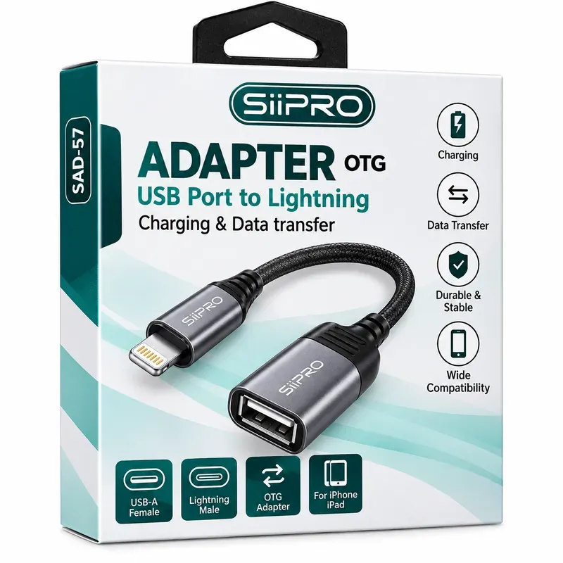 ADAPTATEUR FEMELLE SIIPRO AVEC MAL IPHONE