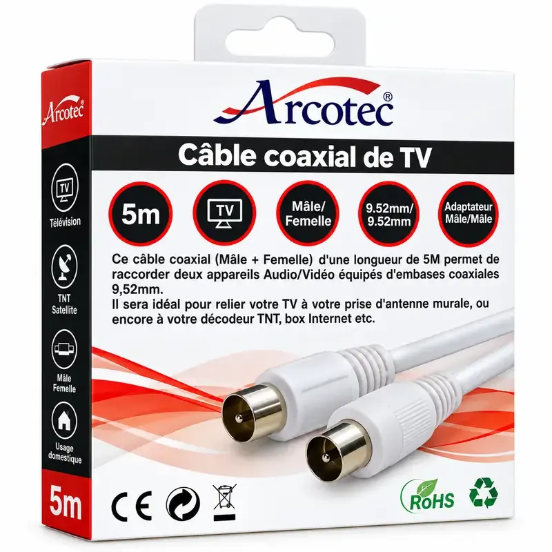 CABLE COAXIAL DE TV