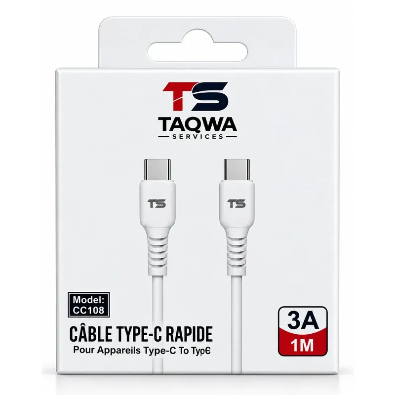 Cable Chargeur  Type C to Type C