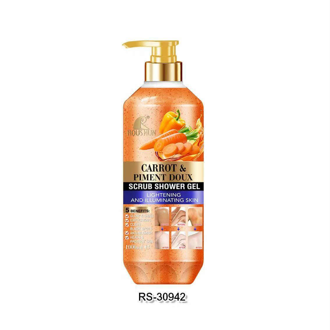 Carrot & pimant doux shower gel