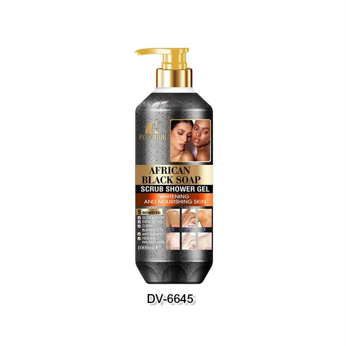 African black soap shower gel