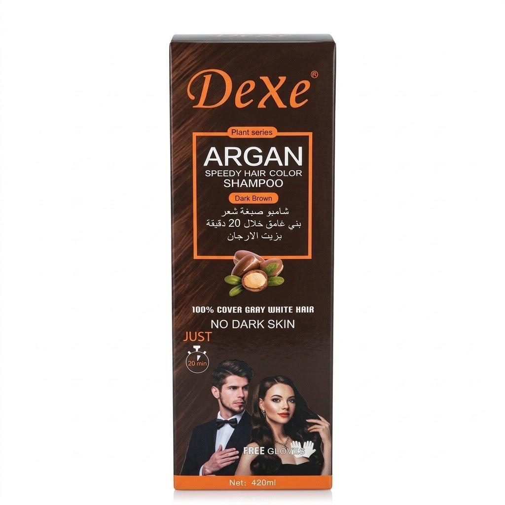 Dexe Shampoo à Huile d'argan - Darj Brown