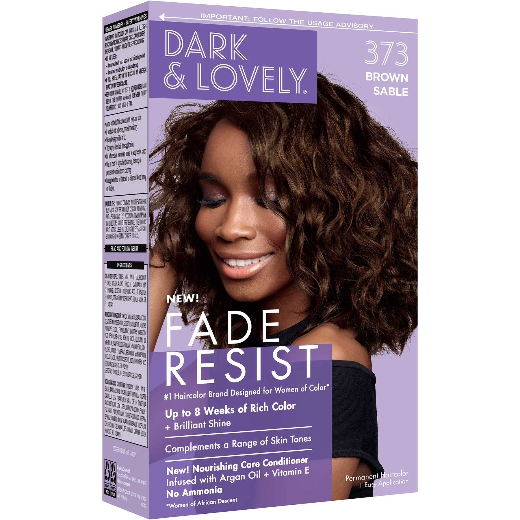 Coloration 372 noir naturel - Brown Sable - 373