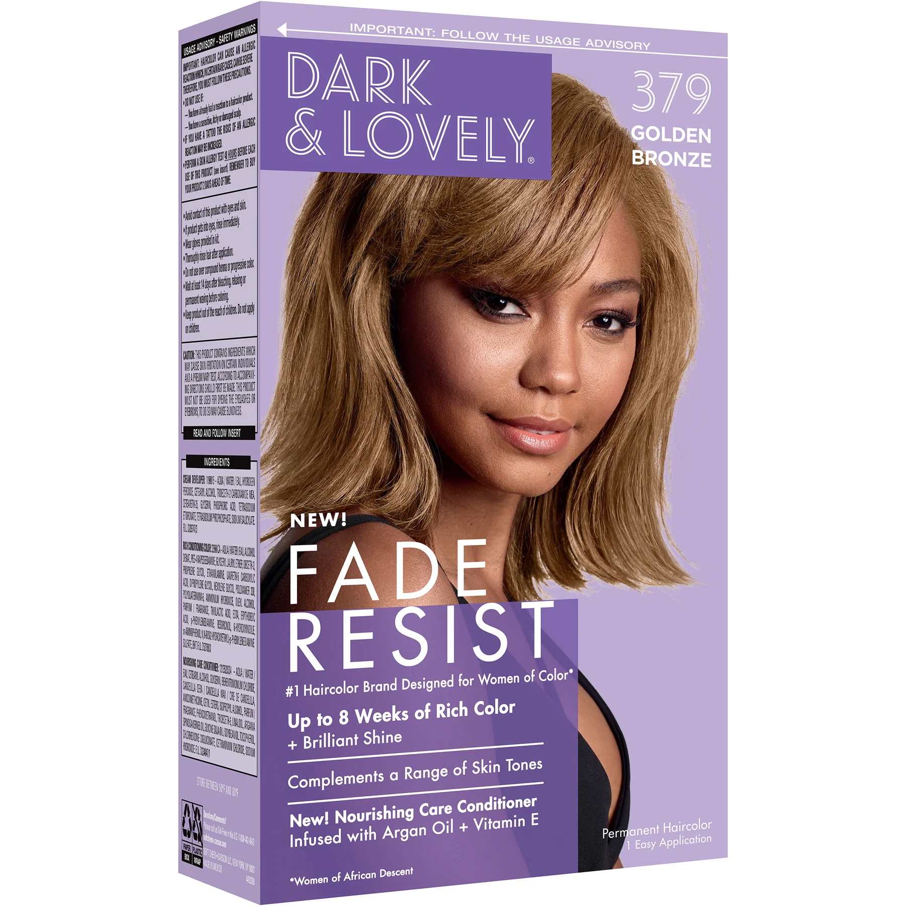 Coloration 372 noir naturel - Golden Bronze  - 379