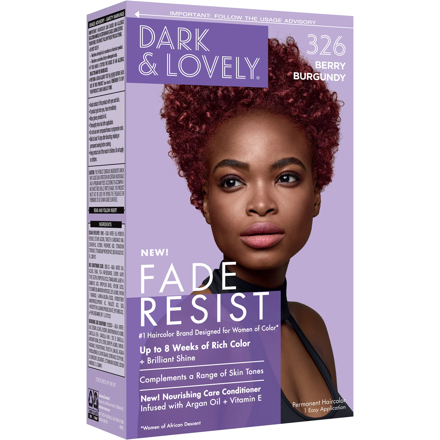 Coloration 372 noir naturel - Berry Burgundy - 326