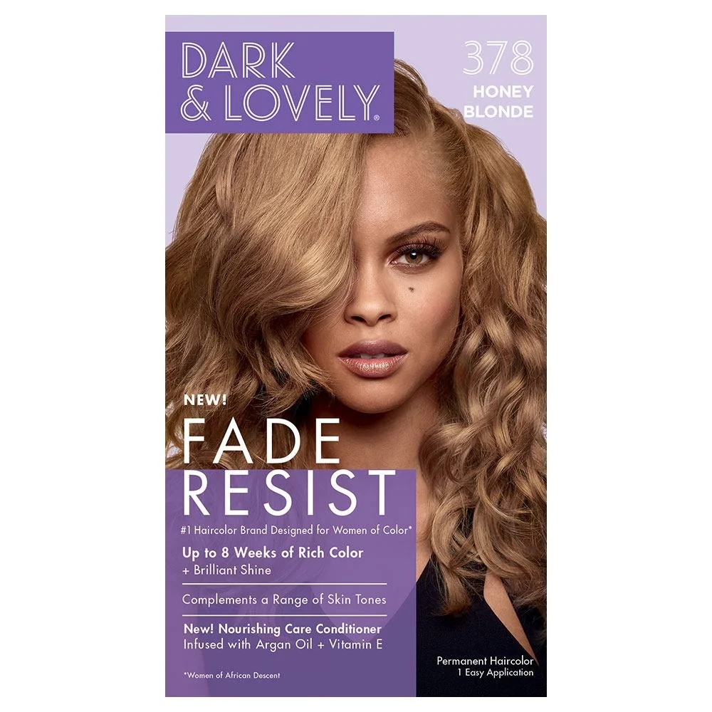Coloration 372 noir naturel - Honey Blonde  - 378