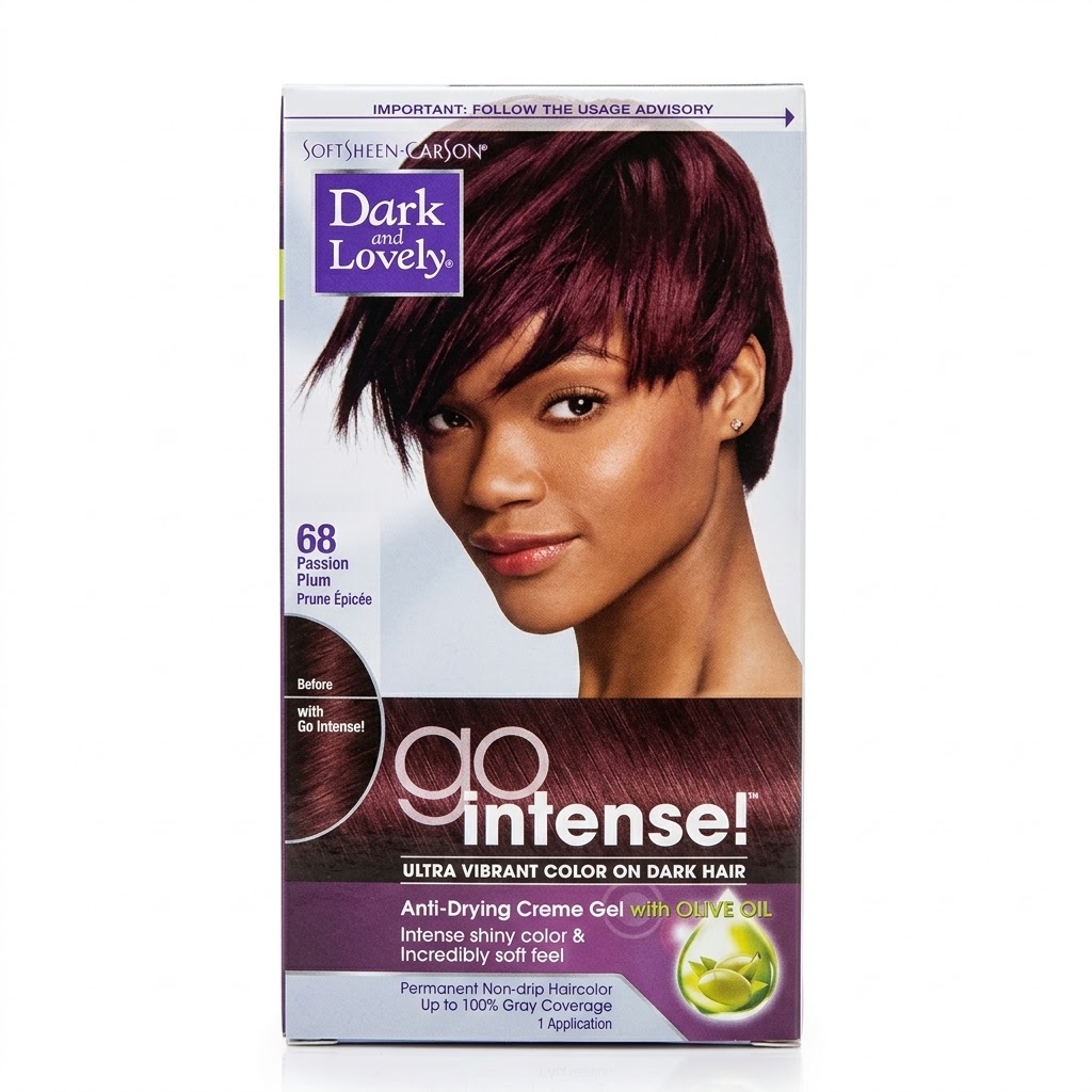 Coloration 372 noir naturel - passion plum - 68